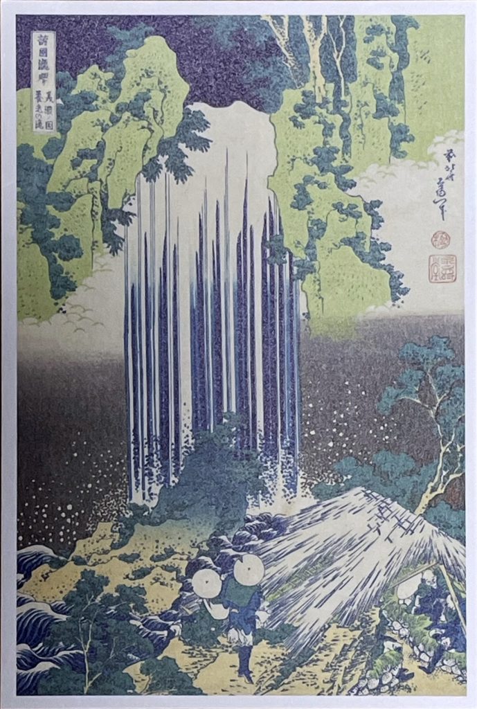 カジ・ギャスディン「夜の風景」水彩画 肉筆画 直筆サイン入り 立体額